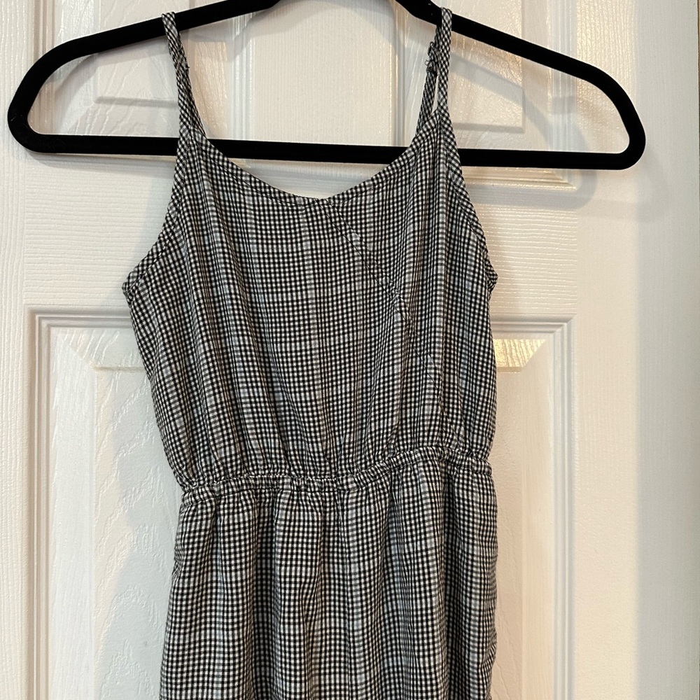 Abercrombie Girls’ 9/10 romper. Black and white